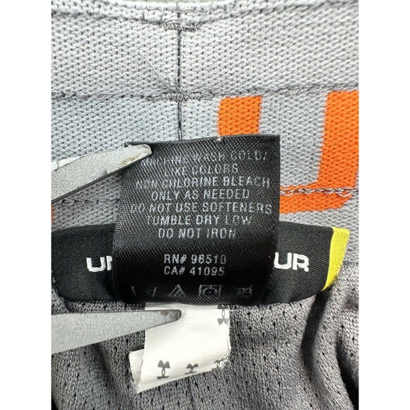 Under Armour Gray Athletic Pants Men's Medium Loose Joggers Drawstring Elastic - Picture 6 of 11